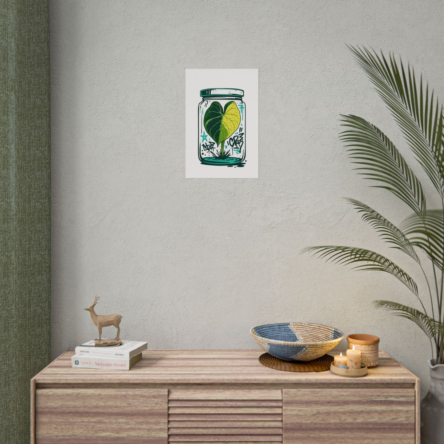 Microcultivate Graffiti Melo Aurea, Botanical Wall Art