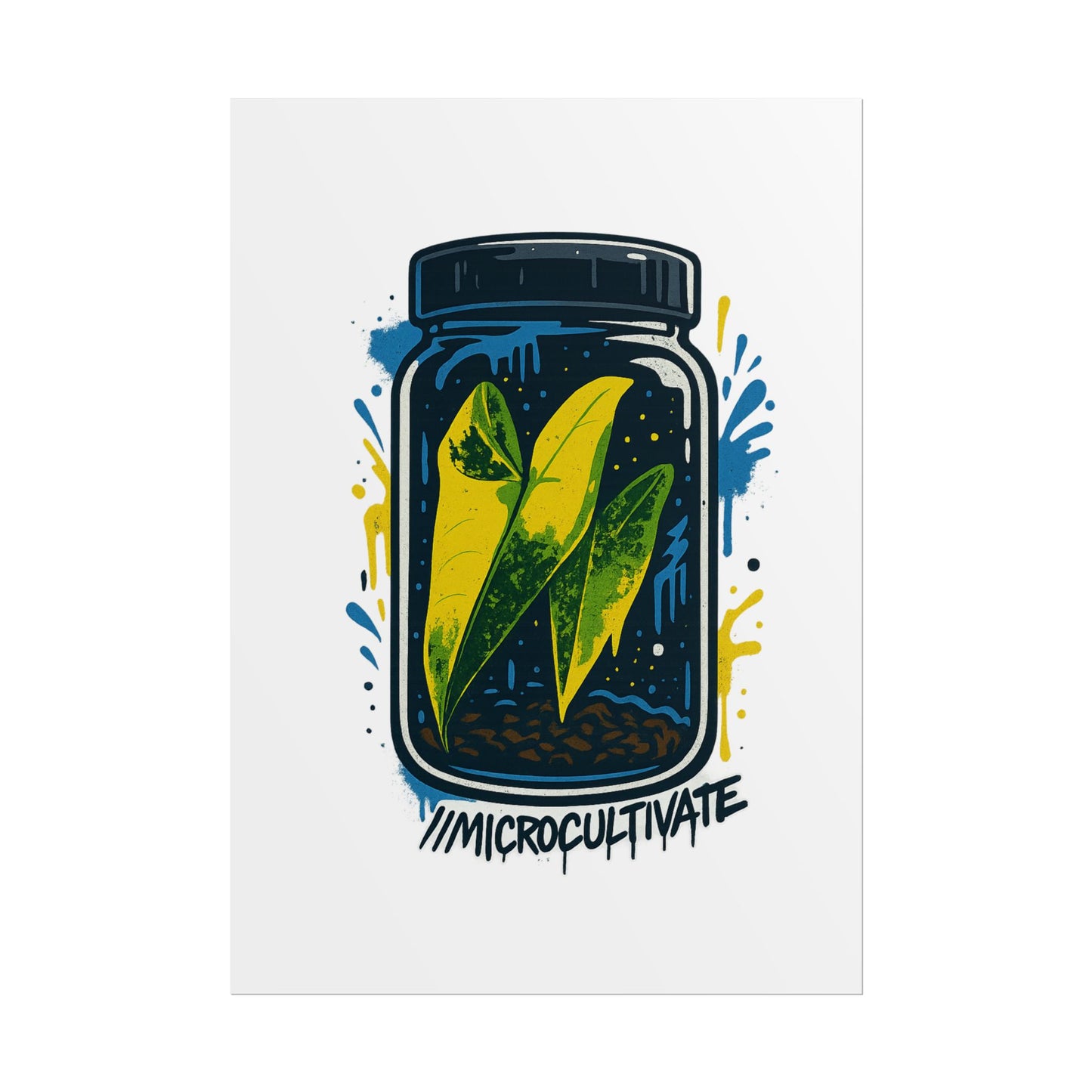 Microcultivate Graffiti Wall Art