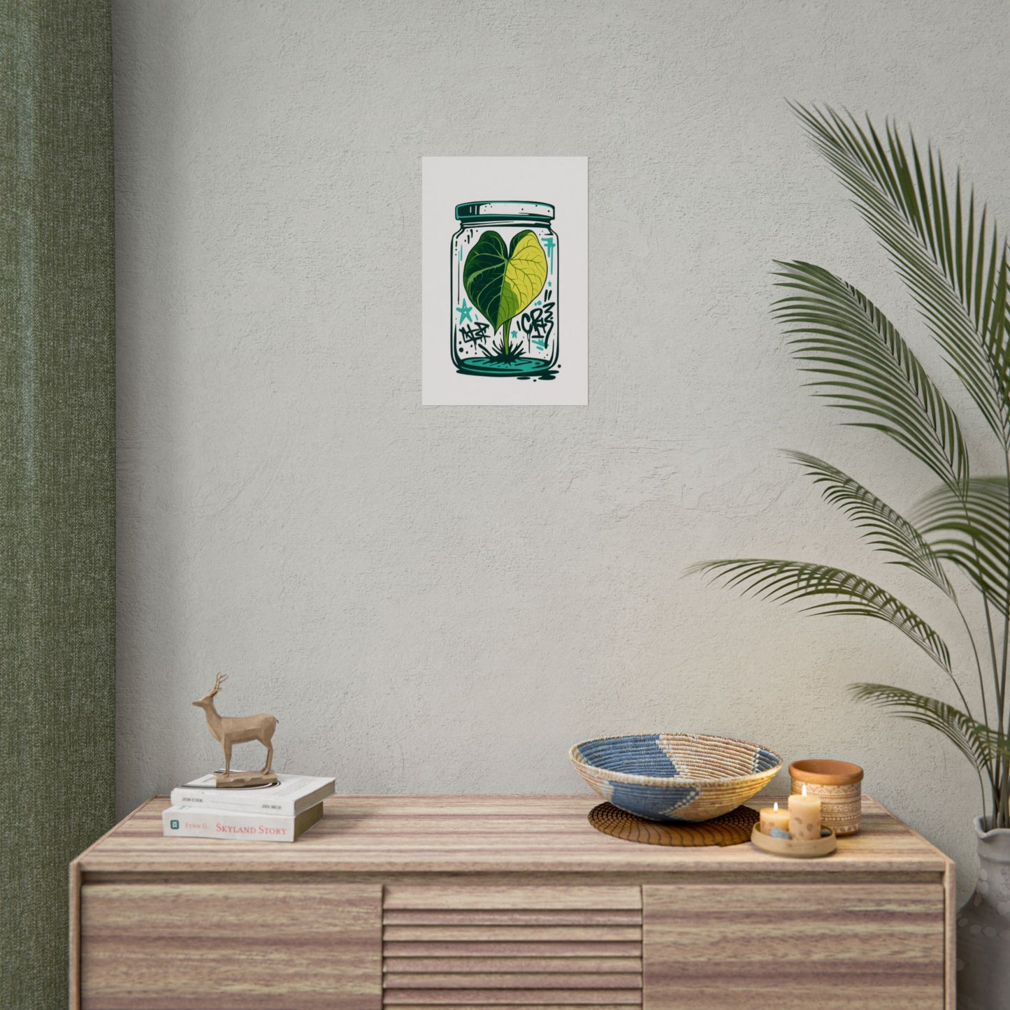 Microcultivate Graffiti Melo Aurea, Botanical Wall Art