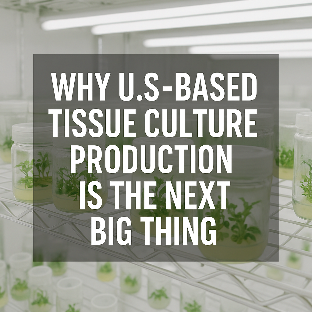 Why U.S.-Based Tissue Culture Production Is the Next Big Thing