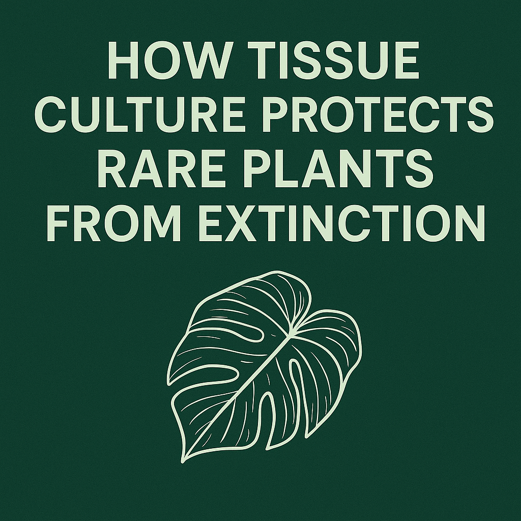 How Tissue Culture Protects Rare Plants from Extinction