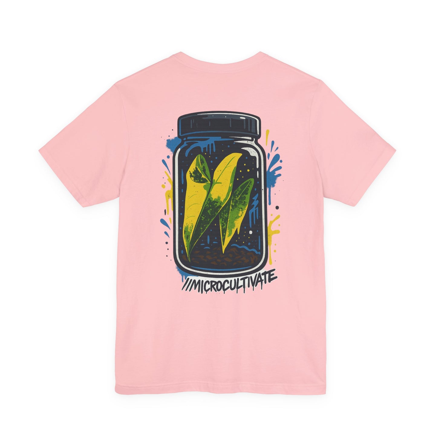 Eco-Friendly Graphic Tee Graffiti Tissue Culture Graphic Tee Perfect for Nature Lovers, Earth Day, Casual Wear, Gifts, Environmentalists