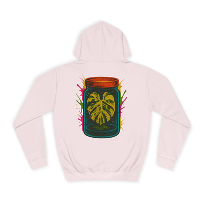 Microcultivate Graffiti TC College Hoodie, Unisex Hoodie for Plant Lovers, Cozy Sweatshirt, Gift for Students, Eco-Friendly Apparel
