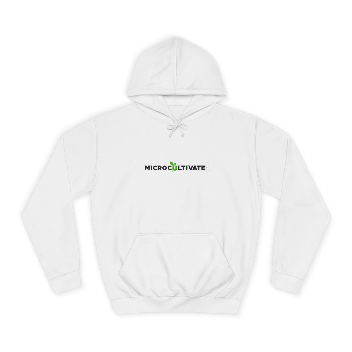 Microcultivate Graffiti TC College Hoodie, Unisex Hoodie for Plant Lovers, Cozy Sweatshirt, Gift for Students, Eco-Friendly Apparel
