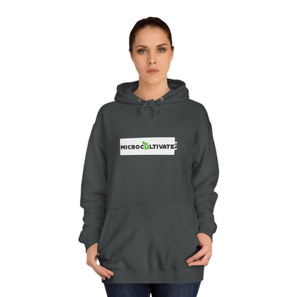 Microcultivate Graffiti TC College Hoodie, Unisex Hoodie for Plant Lovers, Cozy Sweatshirt, Gift for Students, Eco-Friendly Apparel