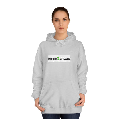 Microcultivate Graffiti TC College Hoodie, Unisex Hoodie for Plant Lovers, Cozy Sweatshirt, Gift for Students, Eco-Friendly Apparel