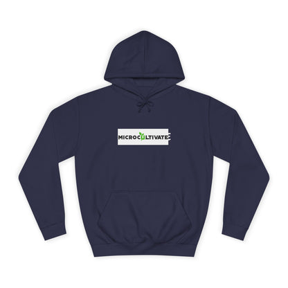 Microcultivate Graffiti TC College Hoodie, Unisex Hoodie for Plant Lovers, Cozy Sweatshirt, Gift for Students, Eco-Friendly Apparel