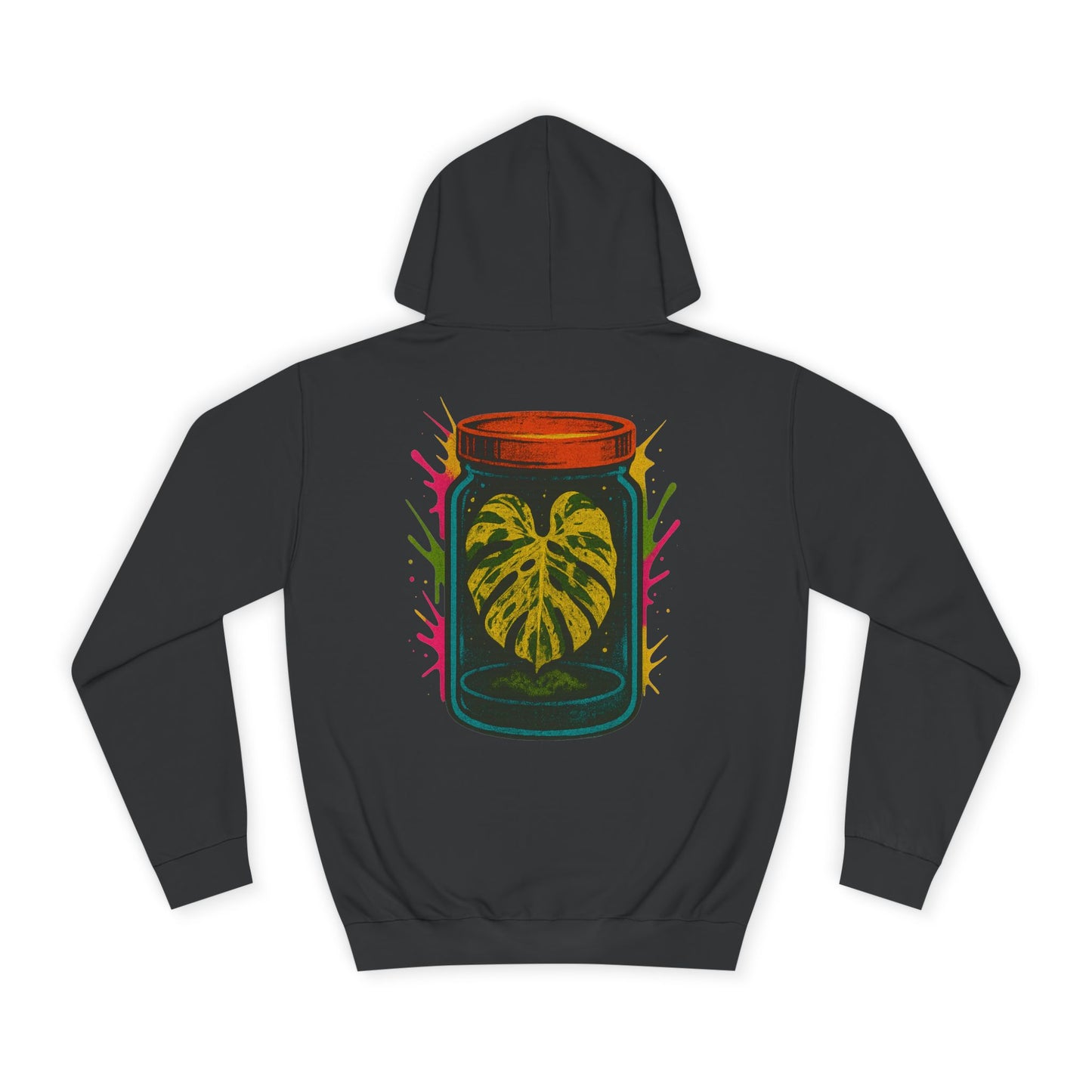 Microcultivate Graffiti TC College Hoodie, Unisex Hoodie for Plant Lovers, Cozy Sweatshirt, Gift for Students, Eco-Friendly Apparel