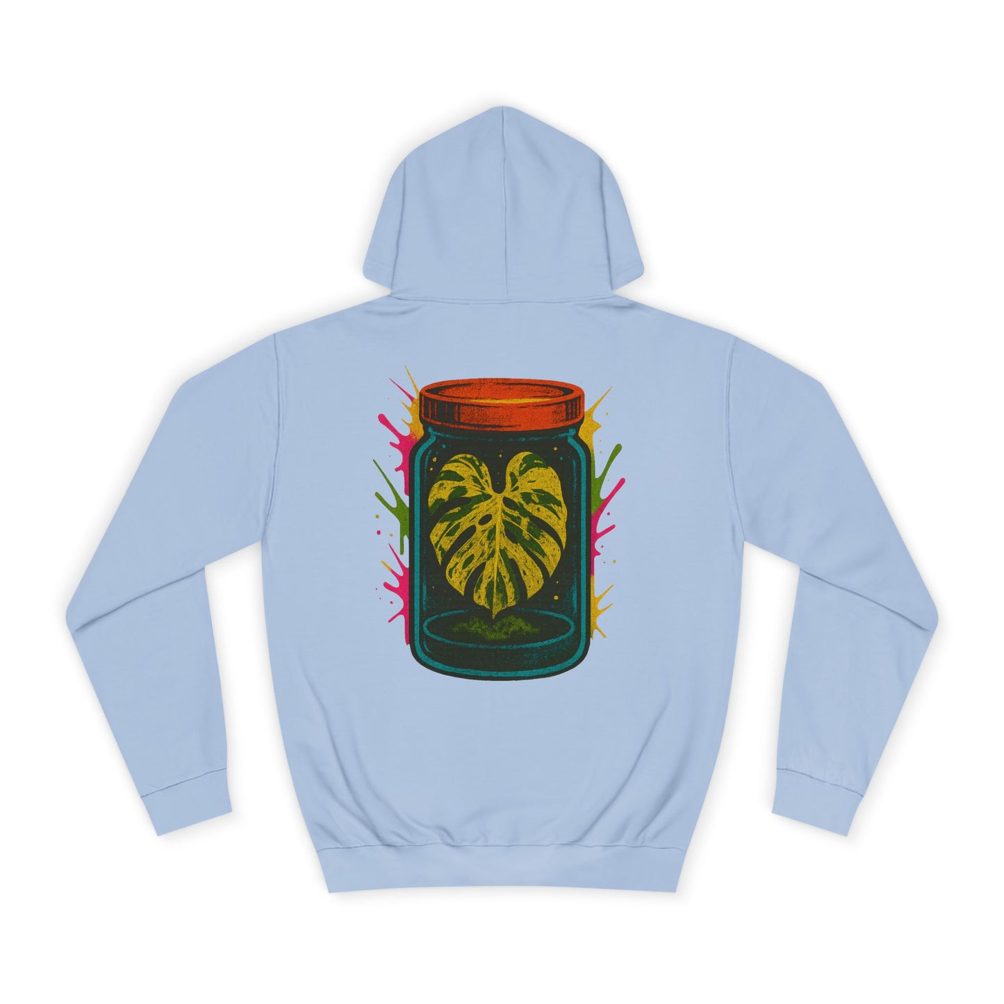Microcultivate Graffiti TC College Hoodie, Unisex Hoodie for Plant Lovers, Cozy Sweatshirt, Gift for Students, Eco-Friendly Apparel