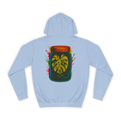 Microcultivate Graffiti TC College Hoodie, Unisex Hoodie for Plant Lovers, Cozy Sweatshirt, Gift for Students, Eco-Friendly Apparel