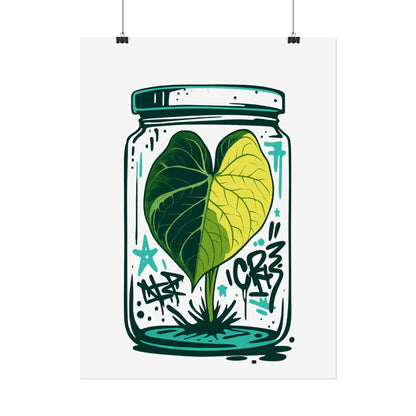 Microcultivate Graffiti Melo Aurea, Botanical Wall Art
