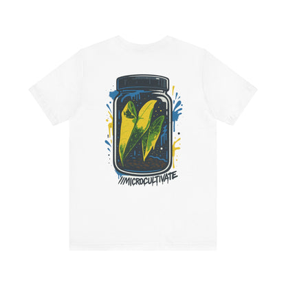 Eco-Friendly Graphic Tee Graffiti Tissue Culture Graphic Tee Perfect for Nature Lovers, Earth Day, Casual Wear, Gifts, Environmentalists