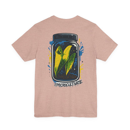 Eco-Friendly Graphic Tee Graffiti Tissue Culture Graphic Tee Perfect for Nature Lovers, Earth Day, Casual Wear, Gifts, Environmentalists