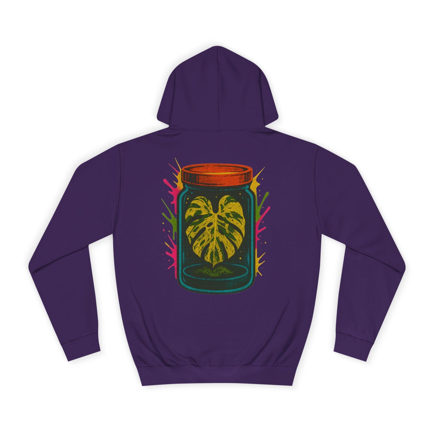 Microcultivate Graffiti TC College Hoodie, Unisex Hoodie for Plant Lovers, Cozy Sweatshirt, Gift for Students, Eco-Friendly Apparel