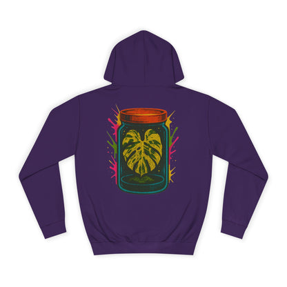 Microcultivate Graffiti TC College Hoodie, Unisex Hoodie for Plant Lovers, Cozy Sweatshirt, Gift for Students, Eco-Friendly Apparel