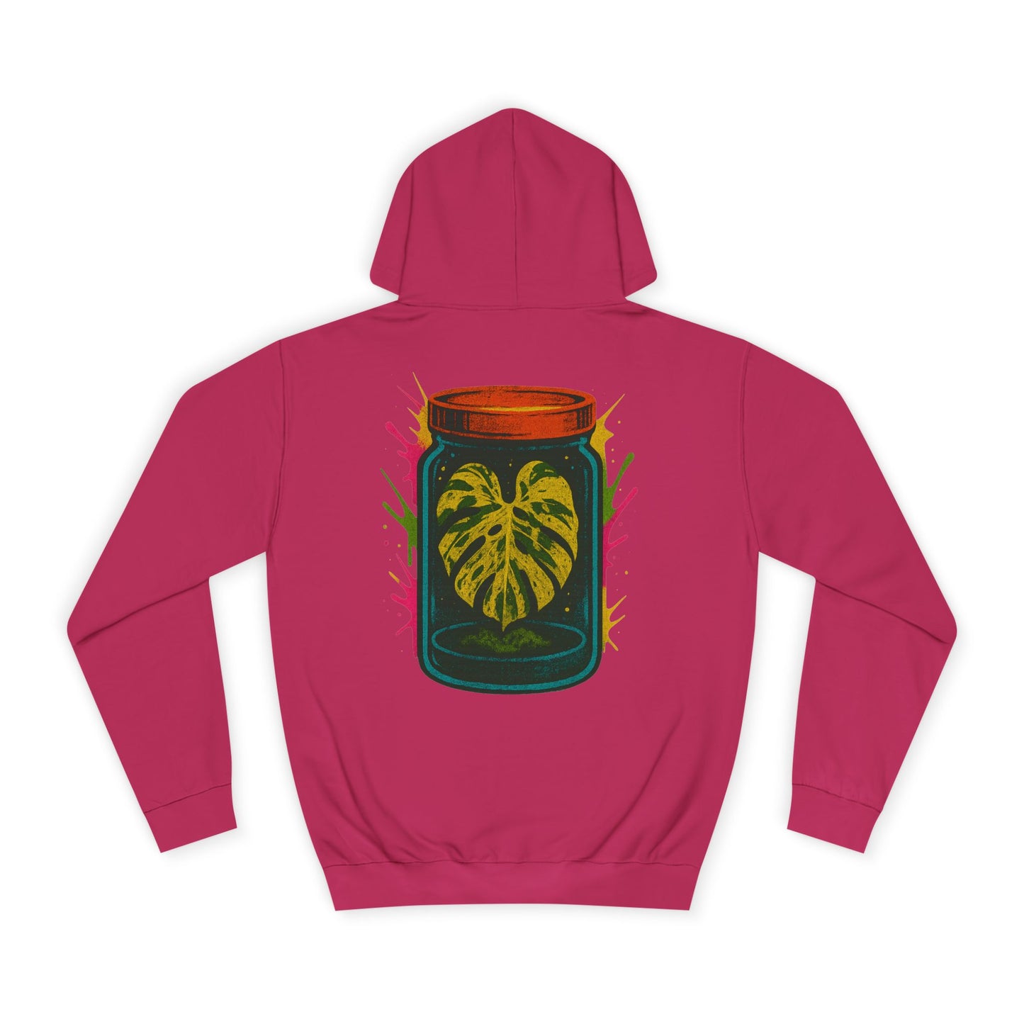 Microcultivate Graffiti TC College Hoodie, Unisex Hoodie for Plant Lovers, Cozy Sweatshirt, Gift for Students, Eco-Friendly Apparel