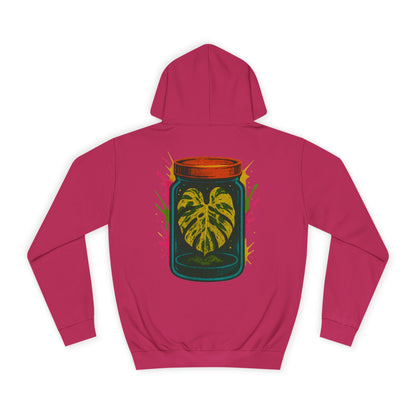 Microcultivate Graffiti TC College Hoodie, Unisex Hoodie for Plant Lovers, Cozy Sweatshirt, Gift for Students, Eco-Friendly Apparel