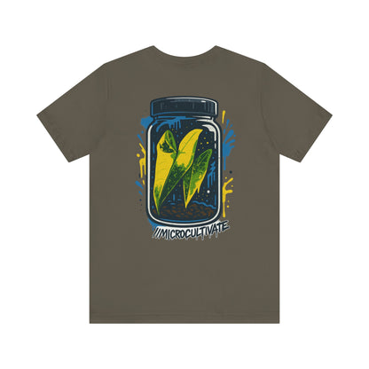 Eco-Friendly Graphic Tee Graffiti Tissue Culture Graphic Tee Perfect for Nature Lovers, Earth Day, Casual Wear, Gifts, Environmentalists