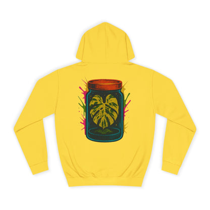 Microcultivate Graffiti TC College Hoodie, Unisex Hoodie for Plant Lovers, Cozy Sweatshirt, Gift for Students, Eco-Friendly Apparel
