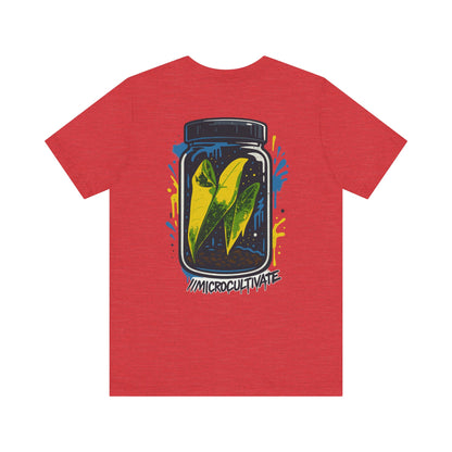 Eco-Friendly Graphic Tee Graffiti Tissue Culture Graphic Tee Perfect for Nature Lovers, Earth Day, Casual Wear, Gifts, Environmentalists
