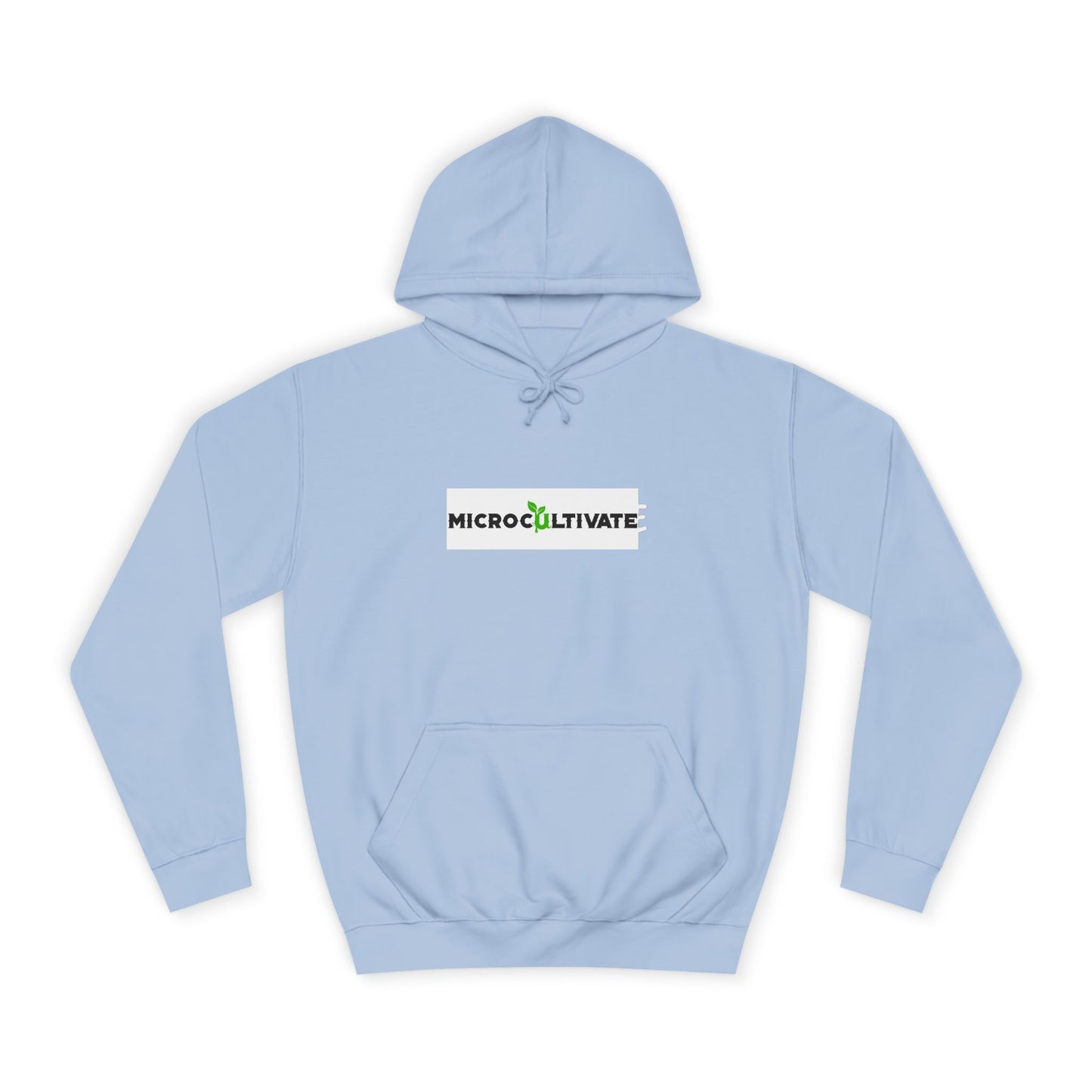 Microcultivate Graffiti TC College Hoodie, Unisex Hoodie for Plant Lovers, Cozy Sweatshirt, Gift for Students, Eco-Friendly Apparel
