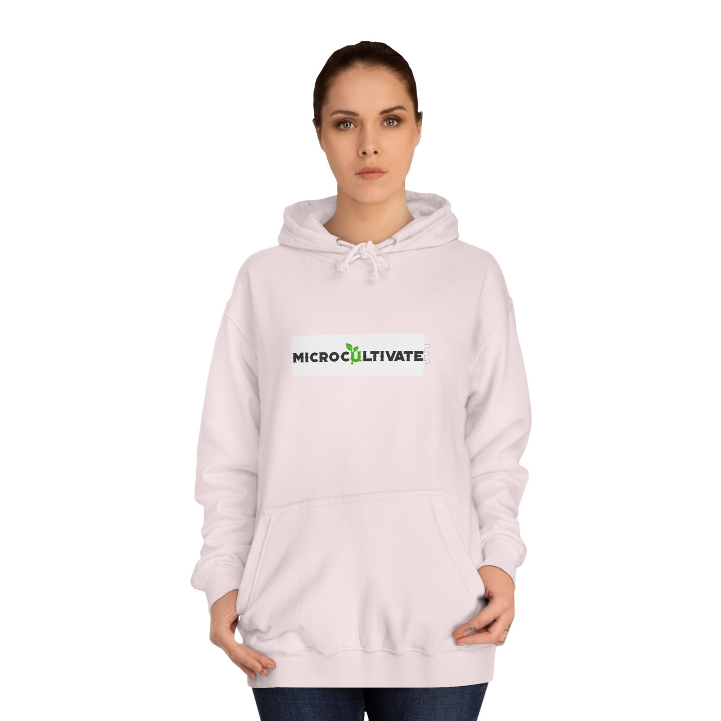 Microcultivate Graffiti TC College Hoodie, Unisex Hoodie for Plant Lovers, Cozy Sweatshirt, Gift for Students, Eco-Friendly Apparel