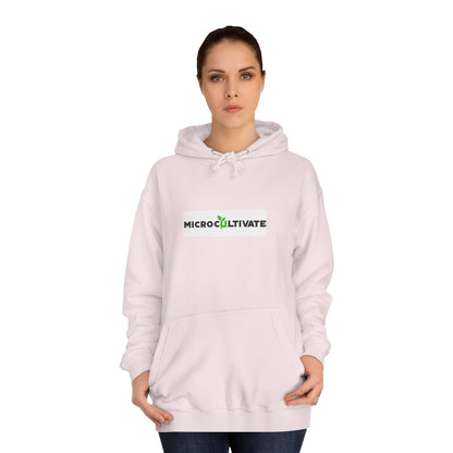 Microcultivate Graffiti TC College Hoodie, Unisex Hoodie for Plant Lovers, Cozy Sweatshirt, Gift for Students, Eco-Friendly Apparel