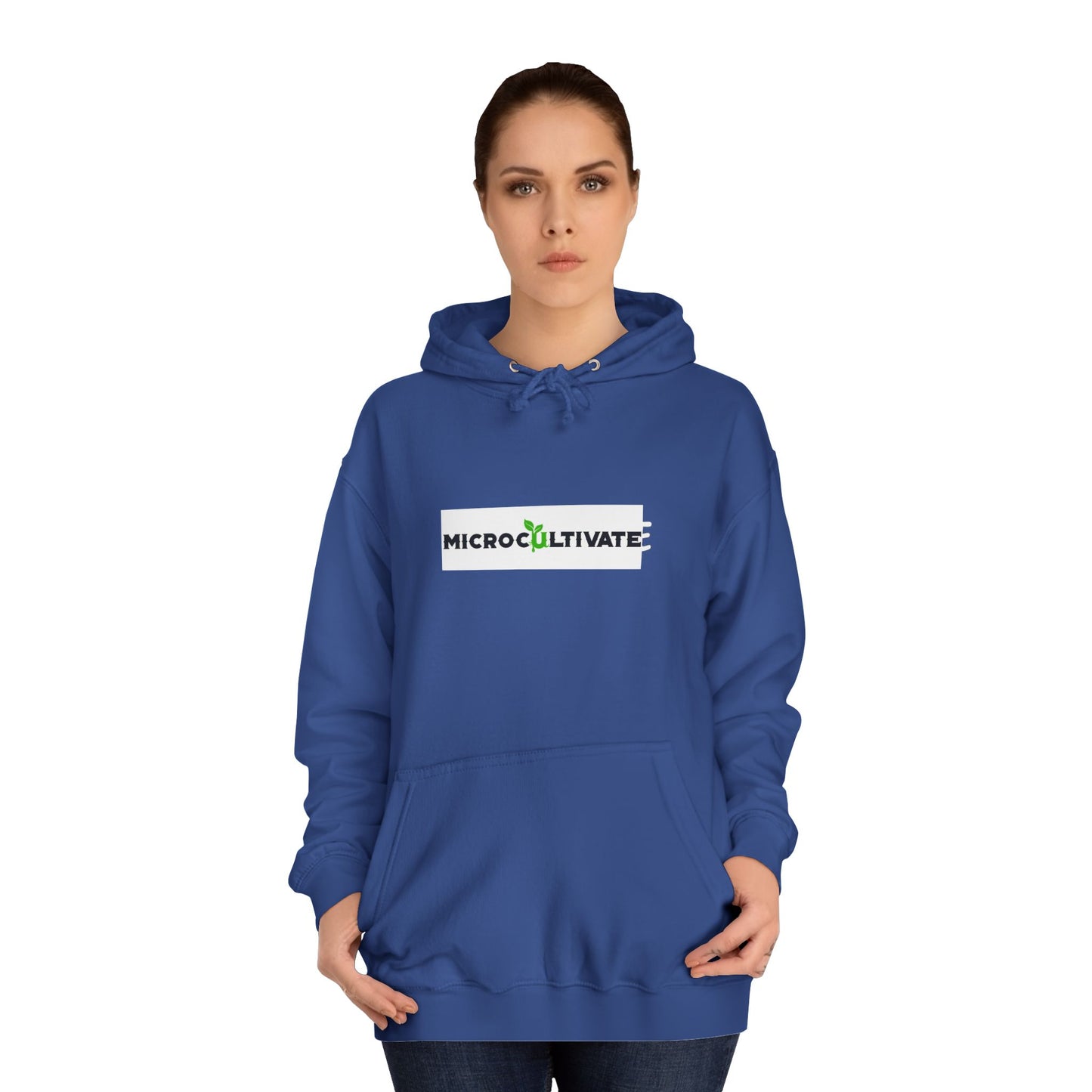 Microcultivate Graffiti TC College Hoodie, Unisex Hoodie for Plant Lovers, Cozy Sweatshirt, Gift for Students, Eco-Friendly Apparel