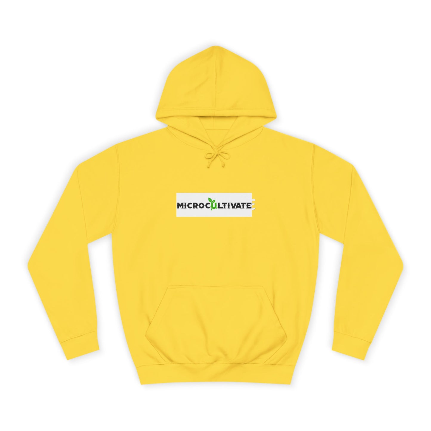 Microcultivate Graffiti TC College Hoodie, Unisex Hoodie for Plant Lovers, Cozy Sweatshirt, Gift for Students, Eco-Friendly Apparel