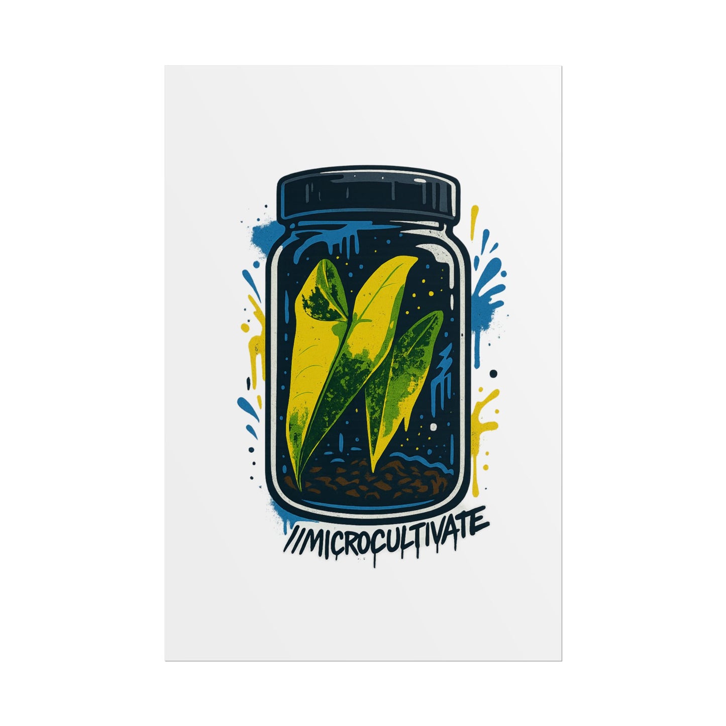 Microcultivate Graffiti Wall Art
