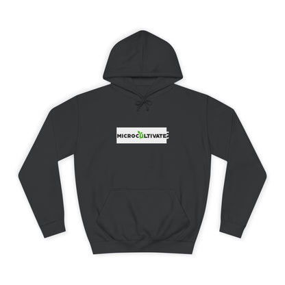 Microcultivate Graffiti TC College Hoodie, Unisex Hoodie for Plant Lovers, Cozy Sweatshirt, Gift for Students, Eco-Friendly Apparel