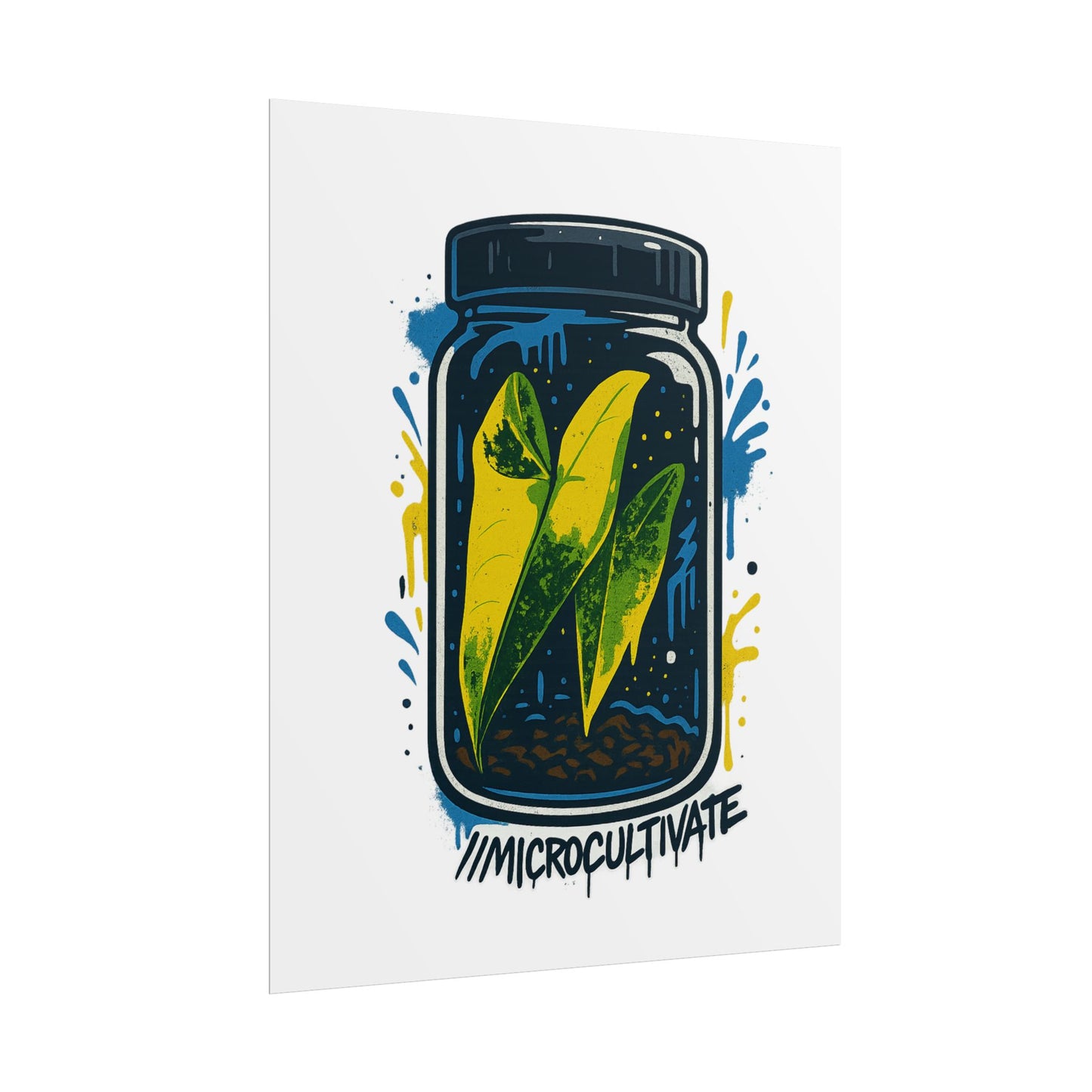 Microcultivate Graffiti Wall Art