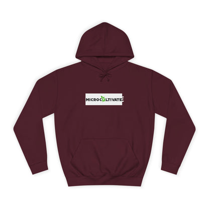 Microcultivate Graffiti TC College Hoodie, Unisex Hoodie for Plant Lovers, Cozy Sweatshirt, Gift for Students, Eco-Friendly Apparel