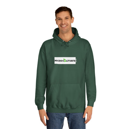 Microcultivate Graffiti TC College Hoodie, Unisex Hoodie for Plant Lovers, Cozy Sweatshirt, Gift for Students, Eco-Friendly Apparel
