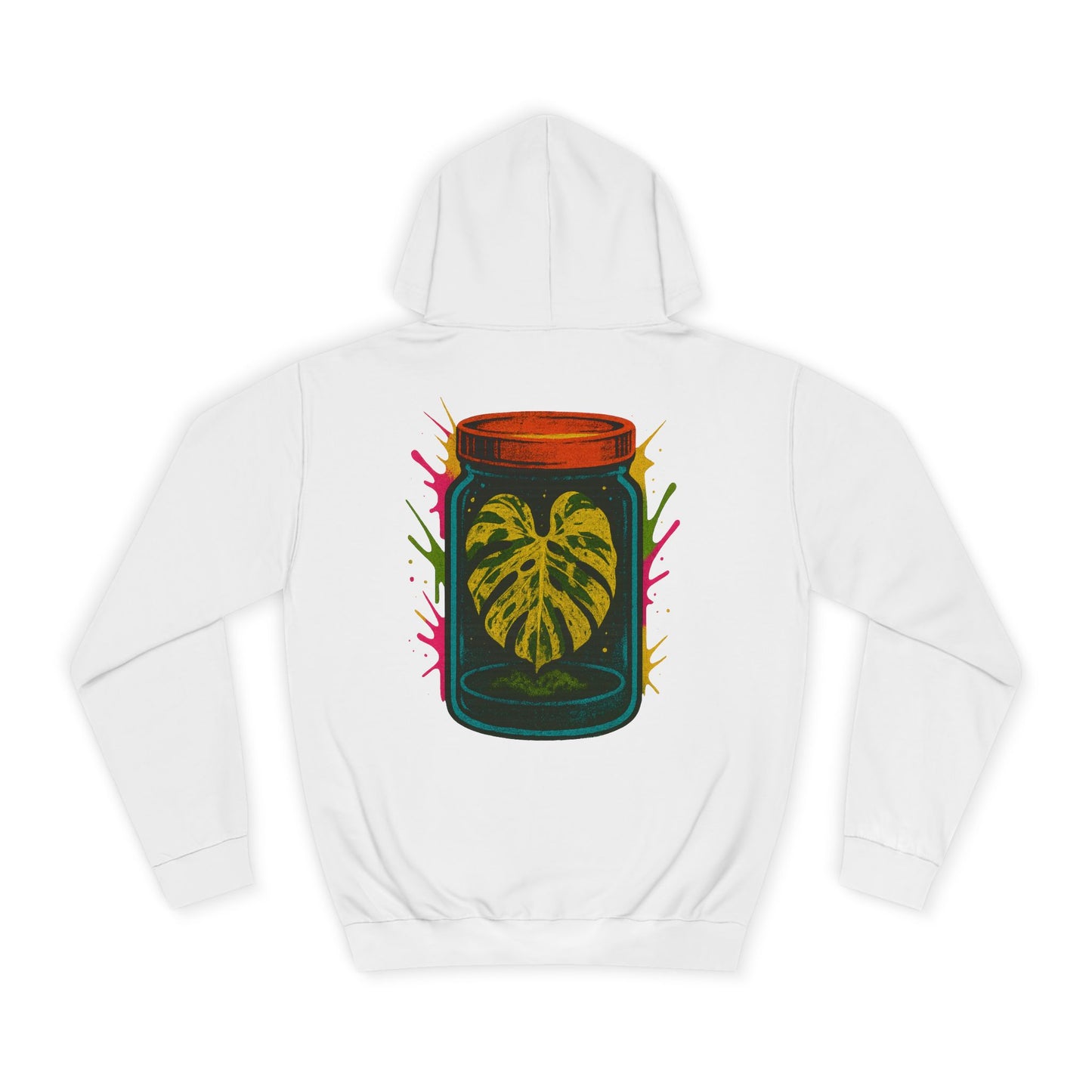 Microcultivate Graffiti TC College Hoodie, Unisex Hoodie for Plant Lovers, Cozy Sweatshirt, Gift for Students, Eco-Friendly Apparel