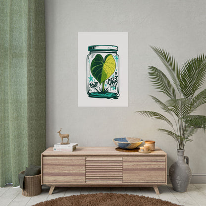 Microcultivate Graffiti Melo Aurea, Botanical Wall Art