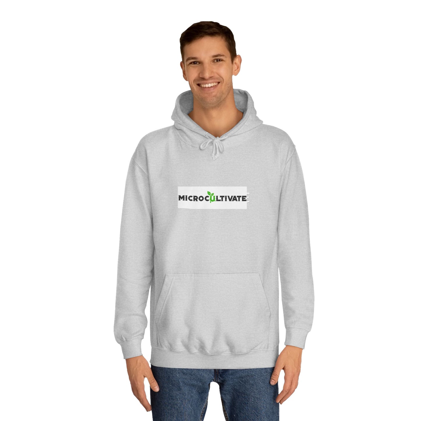 Microcultivate Graffiti TC College Hoodie, Unisex Hoodie for Plant Lovers, Cozy Sweatshirt, Gift for Students, Eco-Friendly Apparel