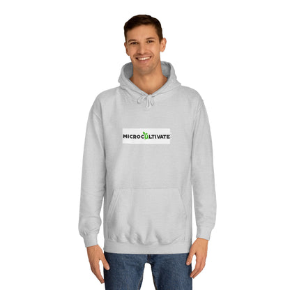 Microcultivate Graffiti TC College Hoodie, Unisex Hoodie for Plant Lovers, Cozy Sweatshirt, Gift for Students, Eco-Friendly Apparel