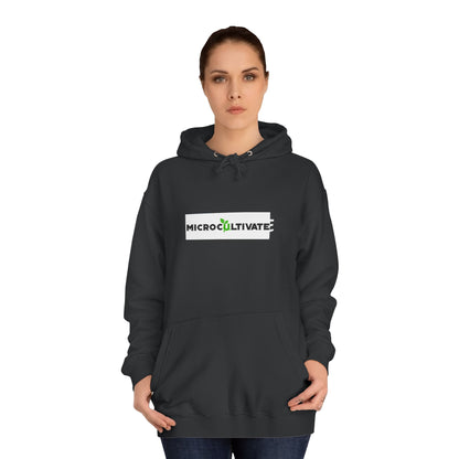Microcultivate Graffiti TC College Hoodie, Unisex Hoodie for Plant Lovers, Cozy Sweatshirt, Gift for Students, Eco-Friendly Apparel