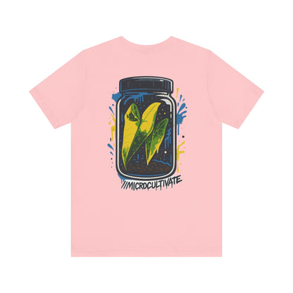 Eco-Friendly Graphic Tee Graffiti Tissue Culture Graphic Tee Perfect for Nature Lovers, Earth Day, Casual Wear, Gifts, Environmentalists