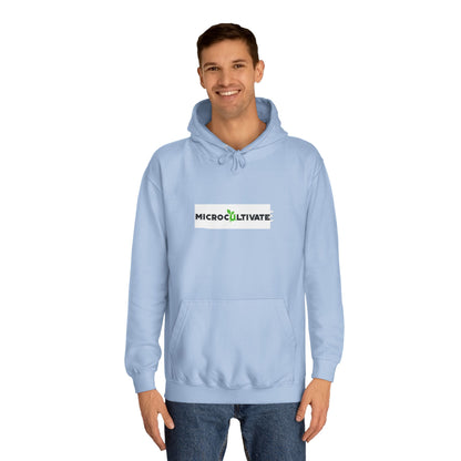 Microcultivate Graffiti TC College Hoodie, Unisex Hoodie for Plant Lovers, Cozy Sweatshirt, Gift for Students, Eco-Friendly Apparel