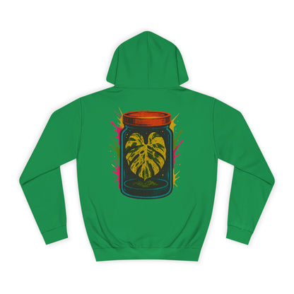 Microcultivate Graffiti TC College Hoodie, Unisex Hoodie for Plant Lovers, Cozy Sweatshirt, Gift for Students, Eco-Friendly Apparel