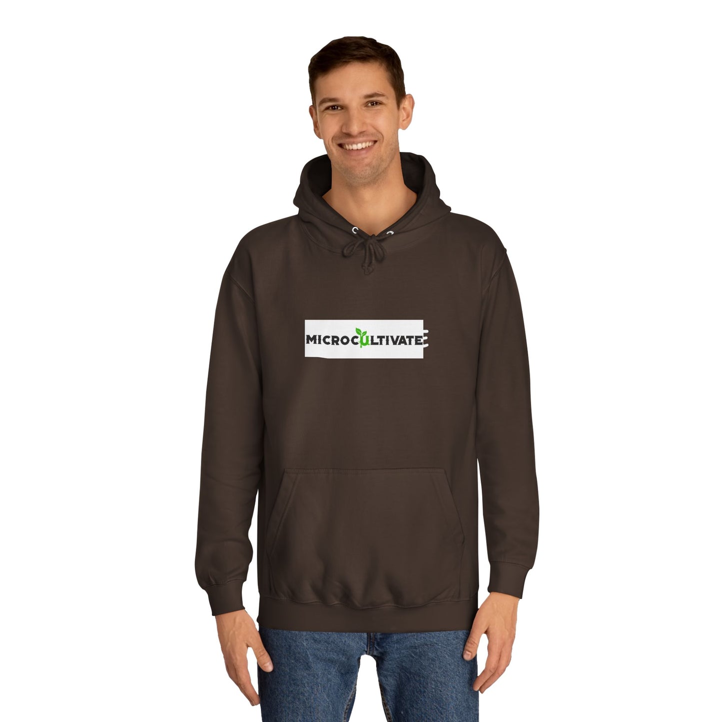 Microcultivate Graffiti TC College Hoodie, Unisex Hoodie for Plant Lovers, Cozy Sweatshirt, Gift for Students, Eco-Friendly Apparel