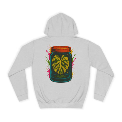 Microcultivate Graffiti TC College Hoodie, Unisex Hoodie for Plant Lovers, Cozy Sweatshirt, Gift for Students, Eco-Friendly Apparel