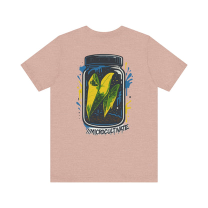 Eco-Friendly Graphic Tee Graffiti Tissue Culture Graphic Tee Perfect for Nature Lovers, Earth Day, Casual Wear, Gifts, Environmentalists