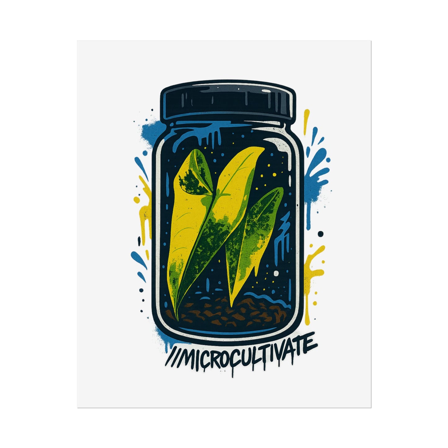 Microcultivate Graffiti Wall Art