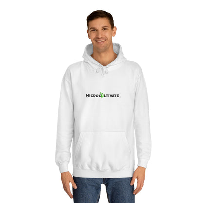 Microcultivate Graffiti TC College Hoodie, Unisex Hoodie for Plant Lovers, Cozy Sweatshirt, Gift for Students, Eco-Friendly Apparel