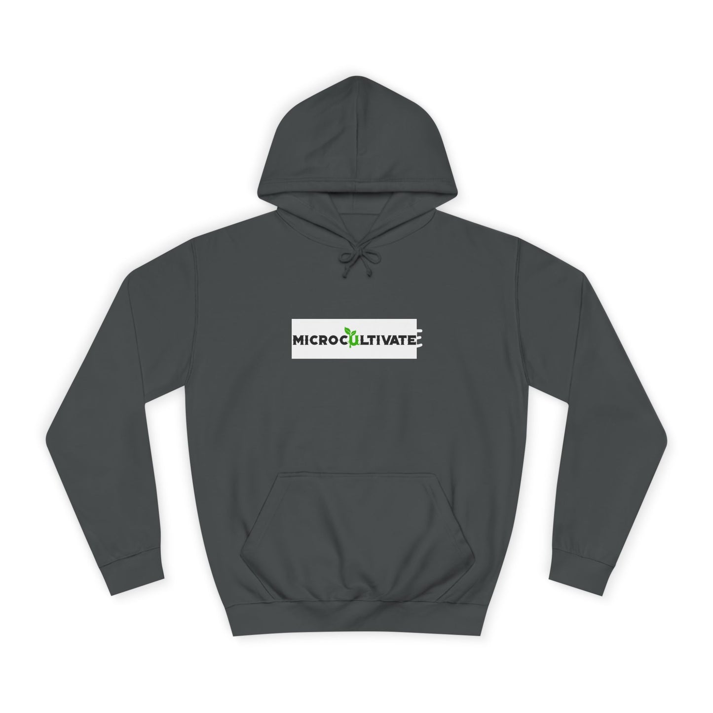 Microcultivate Graffiti TC College Hoodie, Unisex Hoodie for Plant Lovers, Cozy Sweatshirt, Gift for Students, Eco-Friendly Apparel