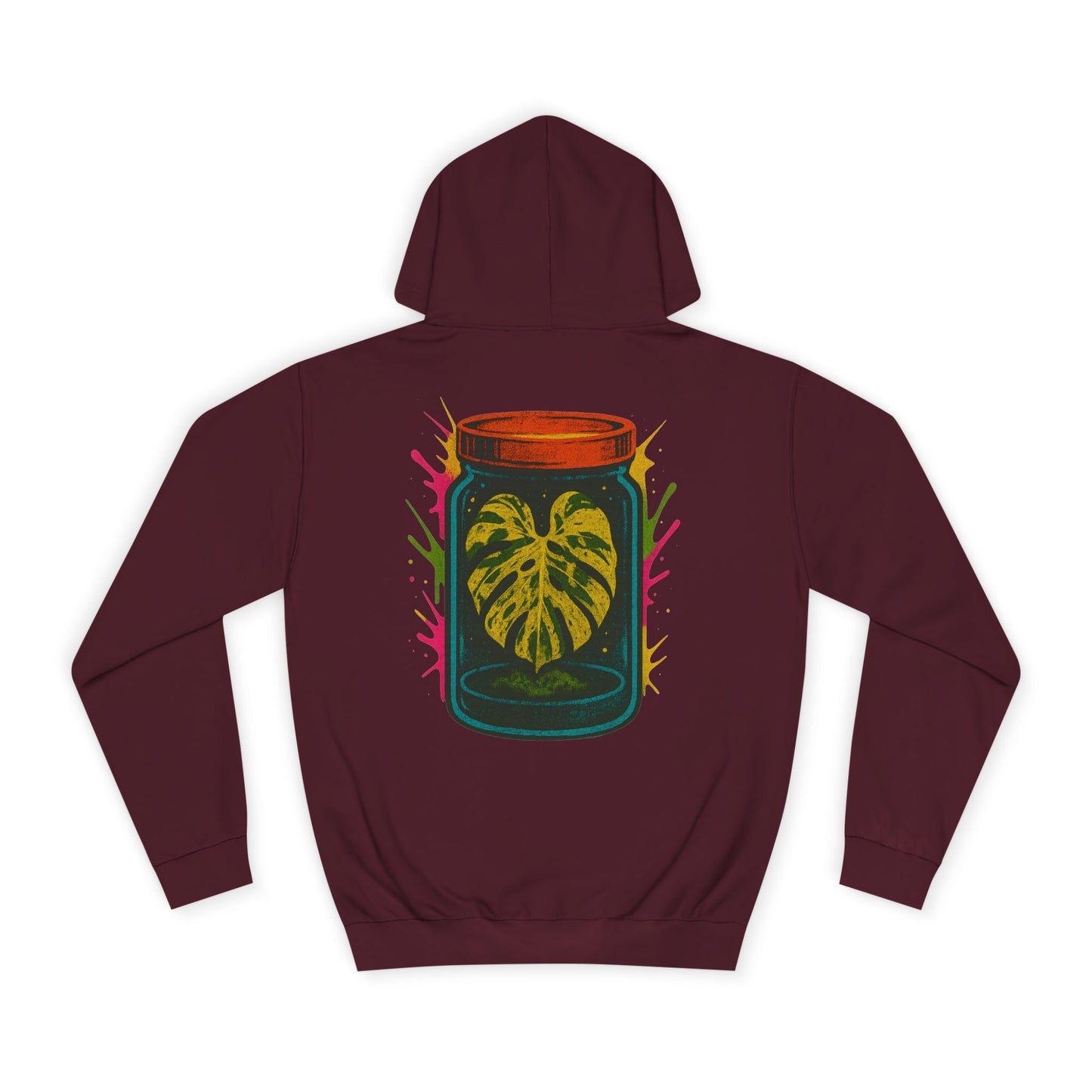 Microcultivate Graffiti TC College Hoodie, Unisex Hoodie for Plant Lovers, Cozy Sweatshirt, Gift for Students, Eco-Friendly Apparel