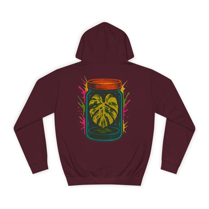 Microcultivate Graffiti TC College Hoodie, Unisex Hoodie for Plant Lovers, Cozy Sweatshirt, Gift for Students, Eco-Friendly Apparel